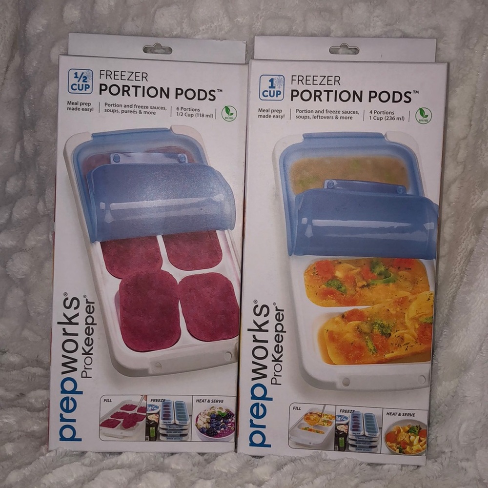 Food Prep Prepworks 1 & 1/2 cup Freezer Portions